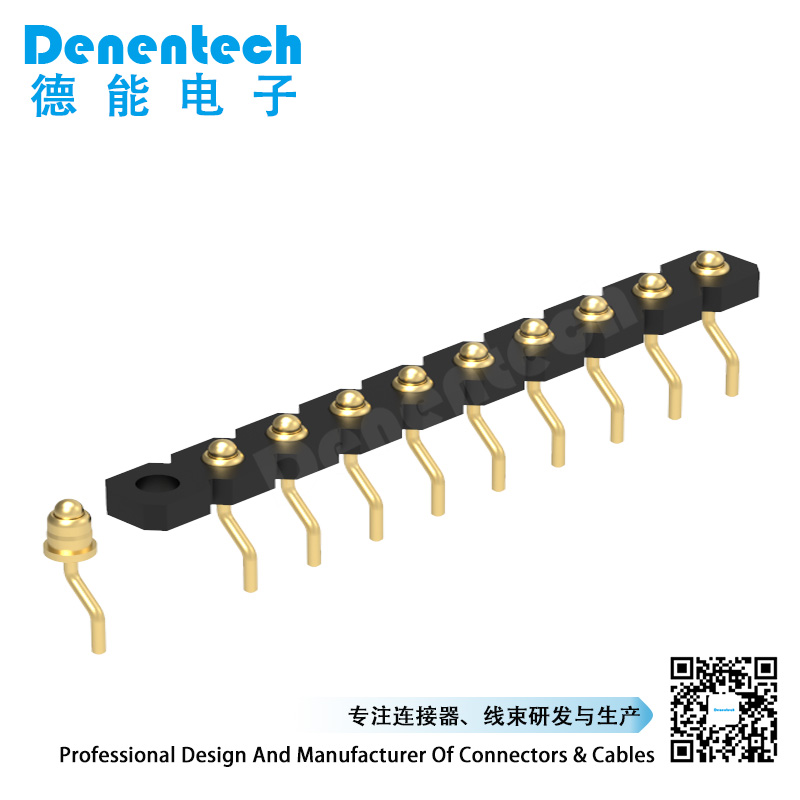Denentech促销产品3.00MM弹簧针H1.27单排公座90度SMT